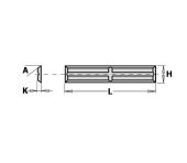CMT Vendeplatte 20,0x 4,1x1,1 CMT 790.200.01