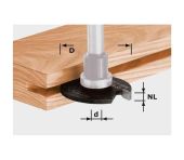 Festool Skivenotfræser HW HW D40x2 491040