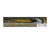 CraftProKits Guld, Sølv & Sort Polyesterblok - Rund - 150 x 20 mm AX701748