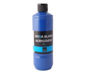 Nova akrylmaling blank 500 ml. Blå 934640-0020