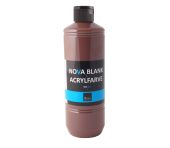 Nova akrylmaling blank 500 ml. Brun 934640-0032
