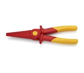 Knipex Fladrundtang af kunststof isolerende Kunststof, med zone af blødt plast for sikkert hold 220 mm KN-986202