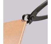 Knipex Bindetang (Rabitz- eller flettetang) sort atramenteret, betrukket med kunststof 200 mm KN-9901200