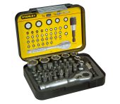 Stanley bitssæt &tTopnøglesæt 1/4" med 39 dele DW-1-13-906