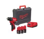 Milwaukee M12BLDDRC-203 kompakt kulfri bore-/skruemaskine M12 4933499685