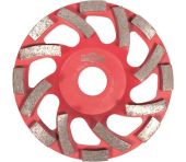 Slibekop DIA 125x22,2 P5 Rød OS12522
