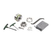 Victory trædrejepatron - M33 DT Body, Modular 50mm Jaw, Faceplate Ring & Woodscrew REC62007