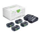 Festool Energisæt SYS 18V 4xTBX4/TCL6DUO 578823