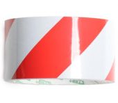 Reflekstape Rød/Hvid 50mm x 33m GK204-1