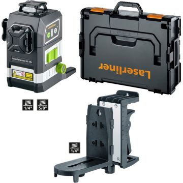 Laserliner PowerPlane Laser 3G Multi-18V 3x360° grøn linjelaser 87036380