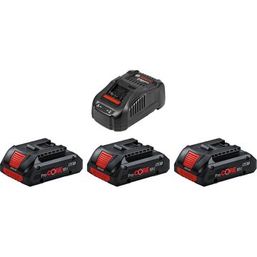Bosch ProCORE18V startersæt 18V 3 x PC 4Ah GAL 1880 0615990N2G