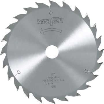 Mafell Savblad-HM; 168 x 1,2/1,8 x 20 mm, Z 24, WZ, til langsnit i træ MA-092478
