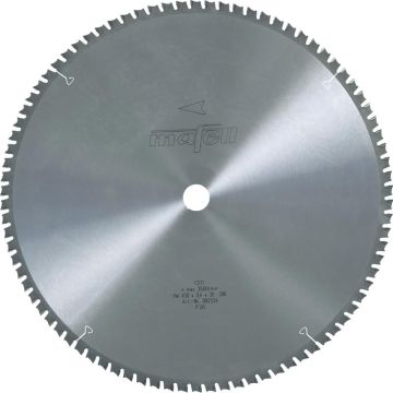 Mafell Savblad-HM; 450 x 3,4/3,0 x 30 mm, Z 86, FZFA/FZFA, til sandwich plader med metalindlæg eller metalbelag MA-092534