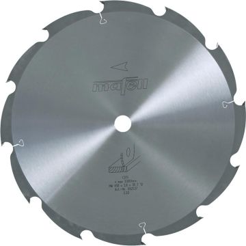 Mafell Savblad-HM; 450 x 2,5/3,8 x 30 mm, Z 12, WZ, til langsnit i træ MA-092537