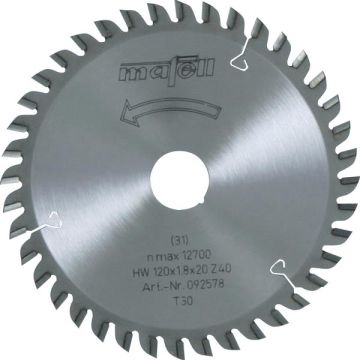 Mafell Savblad-HM 120mm til laminat MA-092578