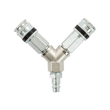 TJEP Y-stykke, m/2 koblinger serie 007 TJ106276