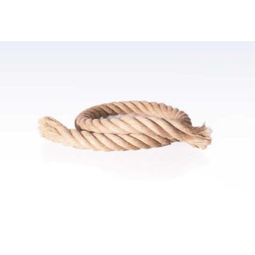 Hampereb 4-slået natur   28mm anbrud ROL-140078