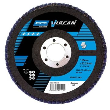 Norton lamelrondel Vulcan R842 115 x 22mm P80 233849306