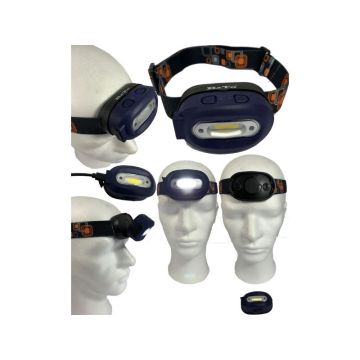 BATO Pandelampe 3W COB. Opladelig 260 Lumen. BA-65100