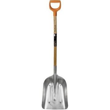 Fiskars Sne- og kornskovl ALU træskaft 409080413