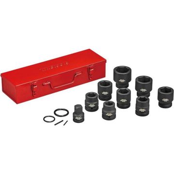 Teng Tools Slagtopsæt med 13 dele med 1'' firkantet fæste 9113 293360103