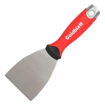BATO Goldblatt Glas spartel/skraber soft grip med hammer ende 76 mm. HEAVY DUTY. Stift fjederstålsblad BA-GOG05067