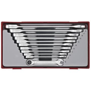 Teng Tools Ringgaffelnøglesæt med skralde TT6511RS 186750105