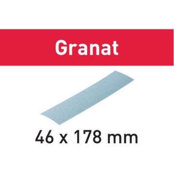 Festool Slibepapir STF 46x178mm Granat l 10 stk. 204276-204279
