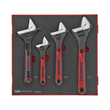 Teng Tools skiftenøglesæt TEDADJ4 med 4 dele 238310106