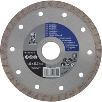 Norton diamantklinge 125mm Atlas Universal Turbo 240140202