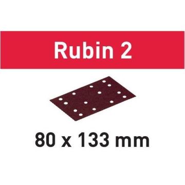 Festool stickFix-slibepapir 80x133 mm Rubin K220 499053
