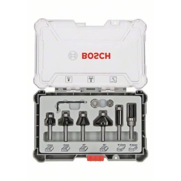 Bosch Bitsæt til Trim and Edging-fræsejern, 6 dele 8mm 2607017469