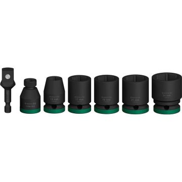 Bosch PRO Impact Socket Set med adapter, 1/2", standard, 7 stk. 2608003032