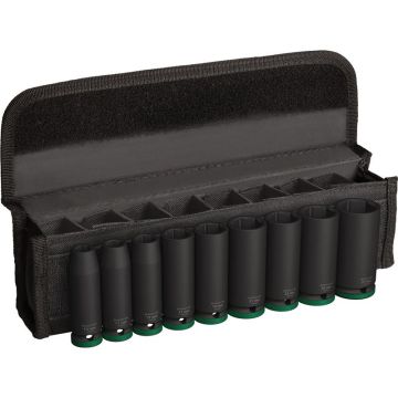 Bosch PRO Impact Socket Set, 1/2", dyb, 9 stk. 2608003040