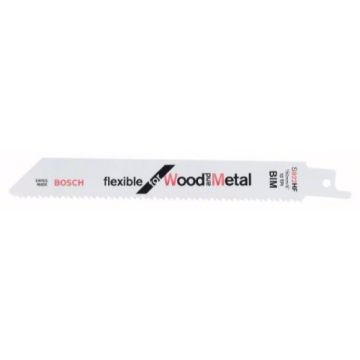 Bosch Bajonetsavklinger S 922 HF Flexible for Wood and Metal pk á 5 stk 2608656016