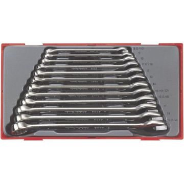 Teng Tools ringgaffelnøglesæt TT1236 med 12 dele 8-19mm 27560101