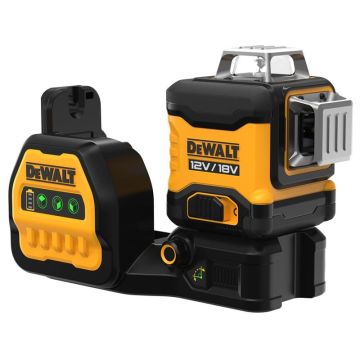 DeWalt XR Krydslinjelaser 18V/12V 3 X 360, grøn, SOLO DW-DCE089NG18-XJ
