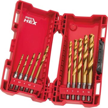 Milwaukee Metalborsæt SW HSS-G Tin 10P 48894759