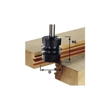 Festool Limfalsfræser HW. Skaft 8 mm 491034