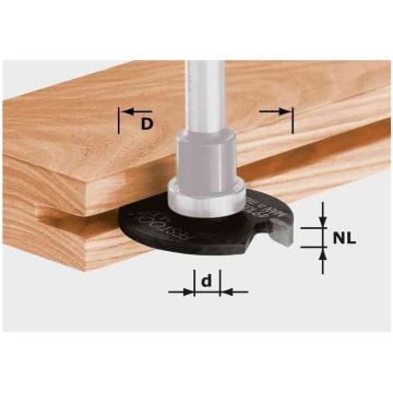 Festool Skivenotfræser HW HW D40x2,5 491056
