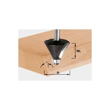 Festool fasfræser HW, skaft 8 mm 491133 491133