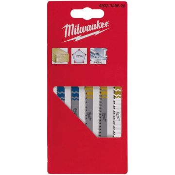 Milwaukee Stiksavblad Sæt 5P 4932345825