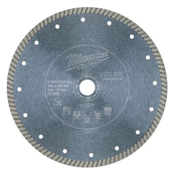 Milwaukee Diamantskive DHTS 230x22,2 4932399550