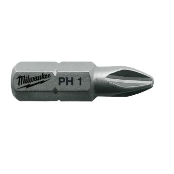 Milwaukee Bits PH1 x 25mm 25P 4932399586