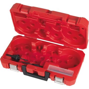 Milwaukee Kuffert til Hulsave inkl. Adaptere og Centerbor 4932430327
