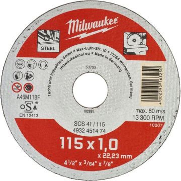 Milwaukee Skæreskive Metal STD 115x1mm 200P 4932451475