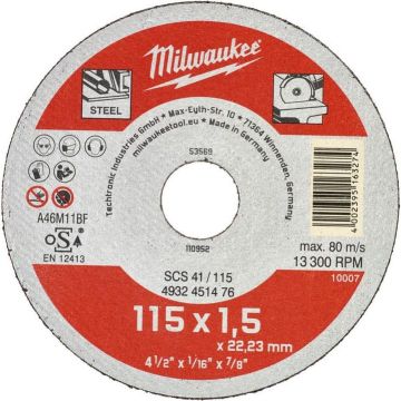 Milwaukee Skæreskive Metal STD 115x1,5mm 4932451476