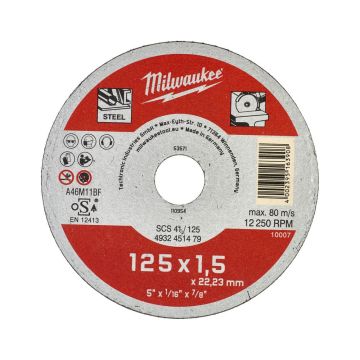 Milwaukee Skæreskive Metal STD 125x1,5mm 4932451479