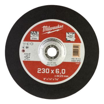 Milwaukee Slibeskive Metal STD 230x6mm 4932451483