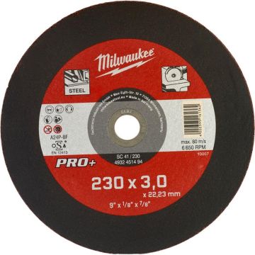 Milwaukee Skæreskive Metal SC 41/230x3 Pro+ 4932451494